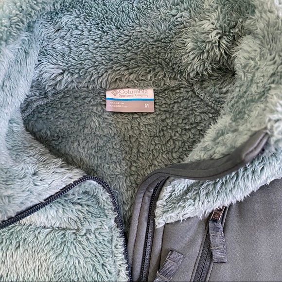 Columbia Fleece Jacket - Sage Green - Picture 3 of 5